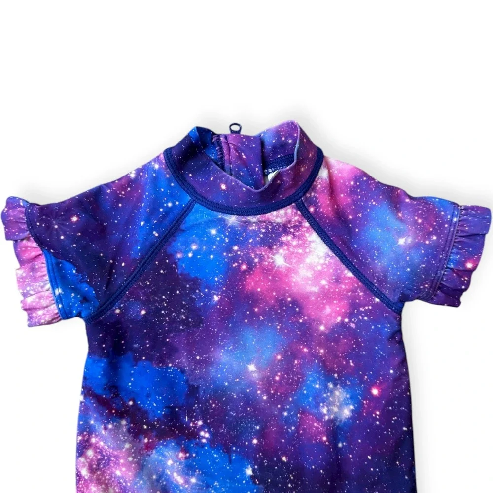 Janie and Jack Juno Valentine Galaxy Swimsuit 6-12‎ Months